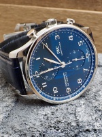 IWC Portuguese Chronograph Manufacturer Blue