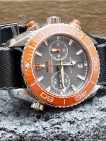 Omega Seamaster Planet Ocean Chronograph 600M Orange/ Gray