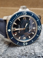 Blancpain Fifty Fathoms Blue Sunburst Dial