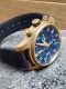 Pilot Chronograph Manufacturer Bronze Blue Dial